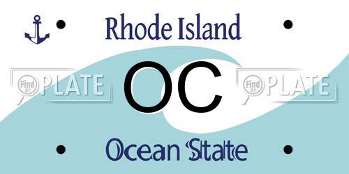 OC Rhode Island License Plate