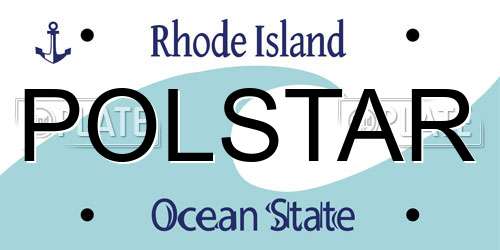 POLSTAR Rhode Island License Plate