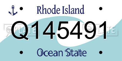 Q145491 Rhode Island License Plate
