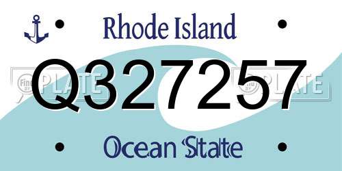 Q327257 Rhode Island License Plate