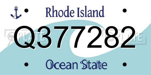Q377282 Rhode Island License Plate