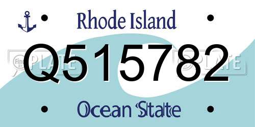 Q515782 Rhode Island License Plate