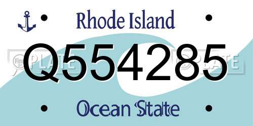 Q554285 Rhode Island License Plate