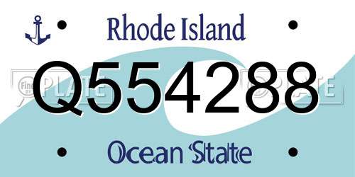 Q554288 Rhode Island License Plate
