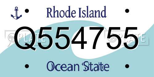 Q554755 Rhode Island License Plate