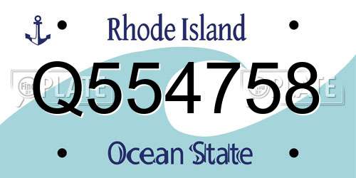Q554758 Rhode Island License Plate