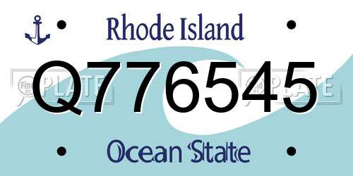 Q776545 Rhode Island License Plate