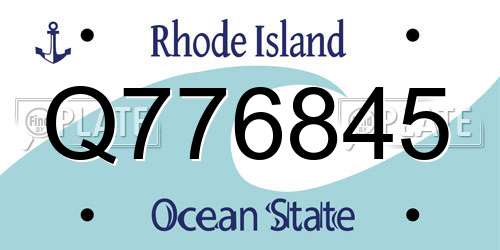 Q776845 Rhode Island License Plate