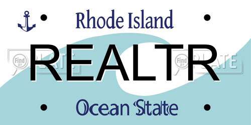 REALTR Rhode Island License Plate