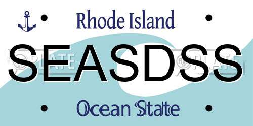 SEASDSS Rhode Island License Plate