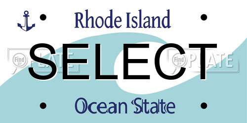 SELECT Rhode Island License Plate