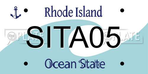 SITA05 Rhode Island License Plate