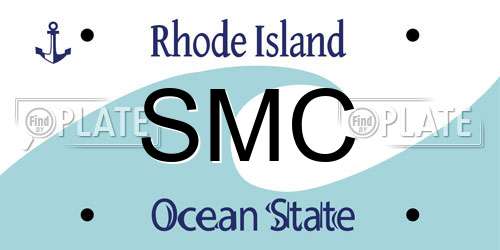 SMC Rhode Island License Plate