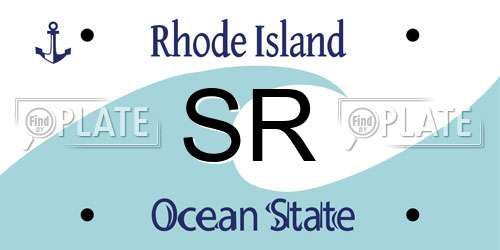 SR Rhode Island License Plate