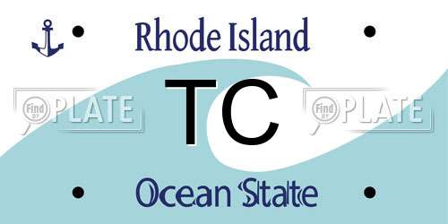 TC Rhode Island License Plate