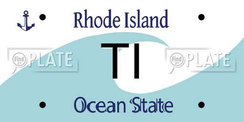 TI Rhode Island License Plate