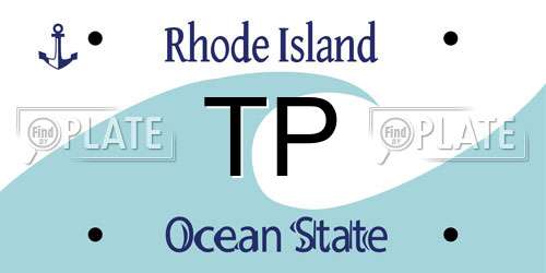 TP Rhode Island License Plate