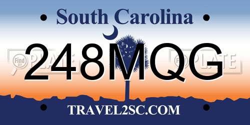 248MQG South Carolina License Plate