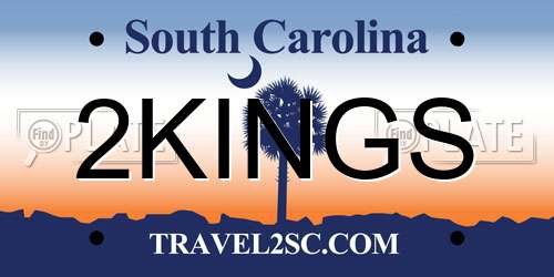 2KINGS South Carolina License Plate