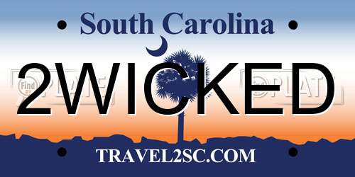 2WICKED South Carolina License Plate