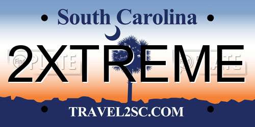 2XTREME South Carolina License Plate