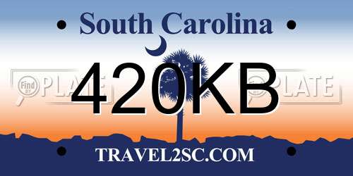 420KB South Carolina License Plate