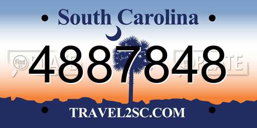 4887848 South Carolina License Plate