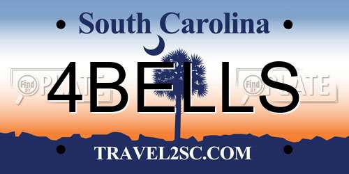 4BELLS South Carolina License Plate