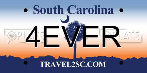 4EVER South Carolina License Plate