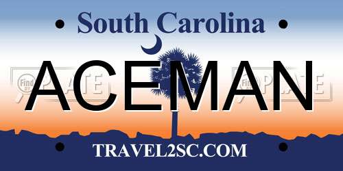 ACEMAN South Carolina License Plate