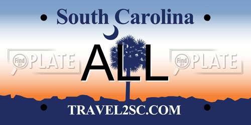 ALL South Carolina License Plate