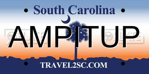 AMPITUP South Carolina License Plate