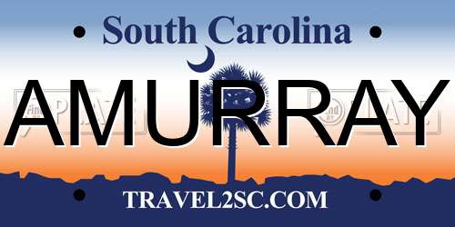 AMURRAY South Carolina License Plate