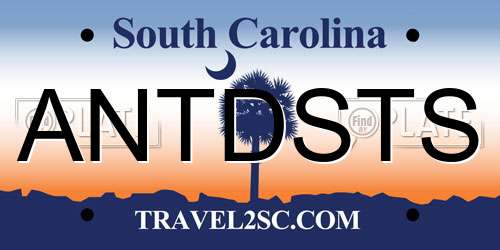 ANTDSTS South Carolina License Plate