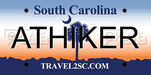 ATHIKER South Carolina License Plate