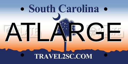ATLARGE South Carolina License Plate