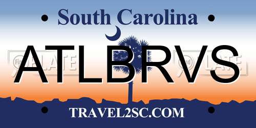 ATLBRVS South Carolina License Plate