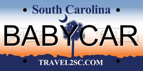 BABYCAR South Carolina License Plate
