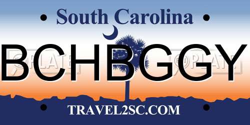 BCHBGGY South Carolina License Plate