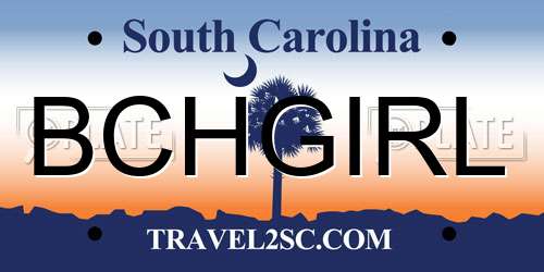 BCHGIRL South Carolina License Plate