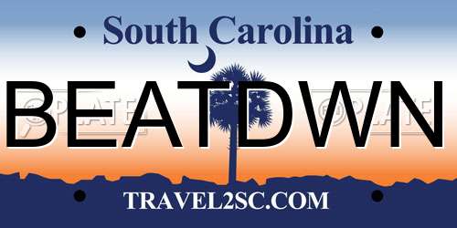BEATDWN South Carolina License Plate
