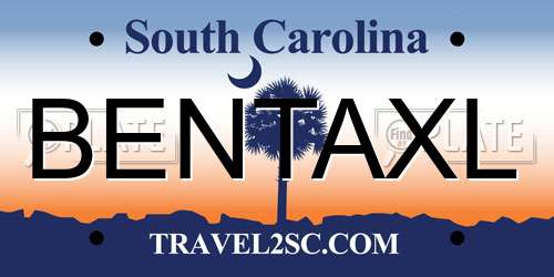 BENTAXL South Carolina License Plate