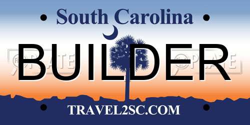 BUILDER South Carolina License Plate