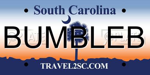 BUMBLEB South Carolina License Plate