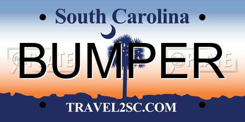 BUMPER South Carolina License Plate