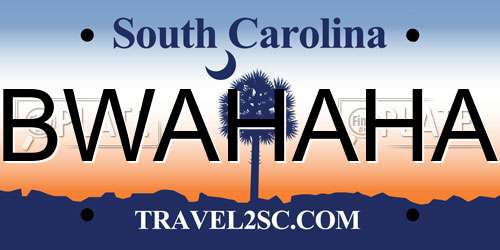 BWAHAHA South Carolina License Plate
