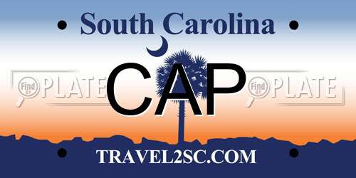 CAP South Carolina License Plate