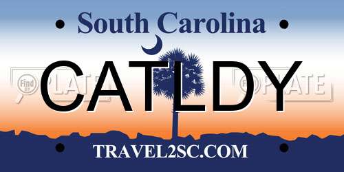 CATLDY South Carolina License Plate