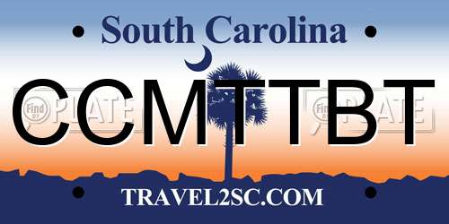 CCMTTBT South Carolina License Plate