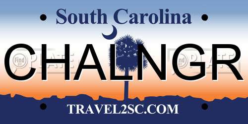 CHALNGR South Carolina License Plate